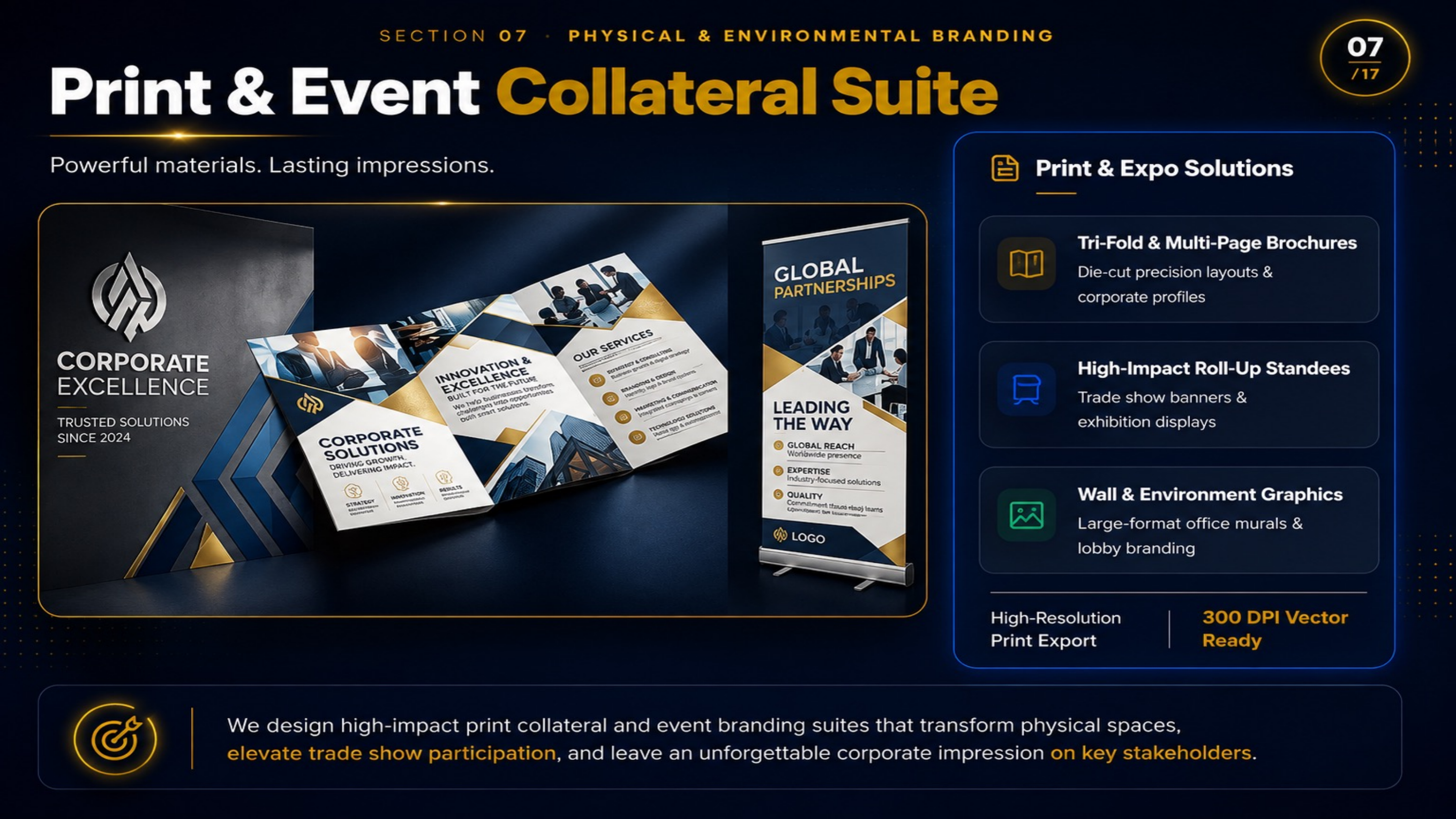 IDMR Slide 07 Print & Event Collateral Suite