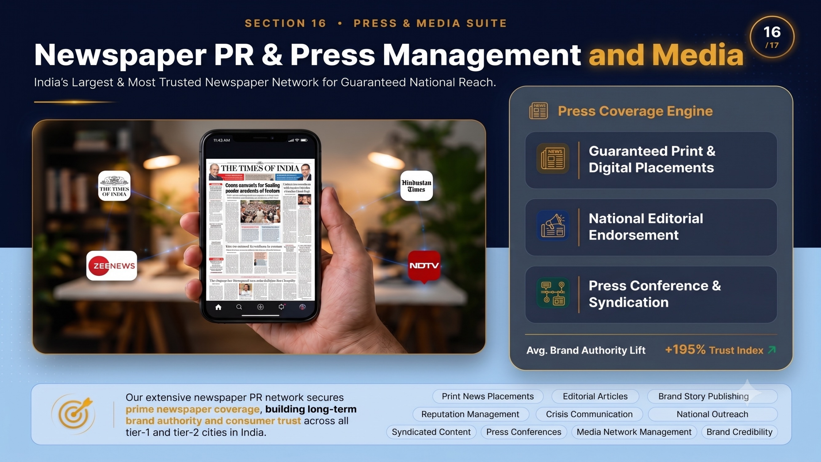IDMR Slide 16 Newspaper PR & Press Management